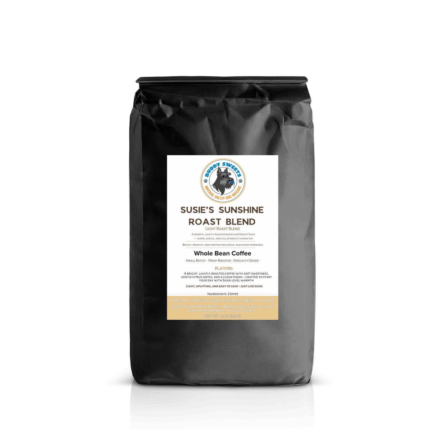 Susie’s Sunshine Roast Blend - 12oz Whole Bean